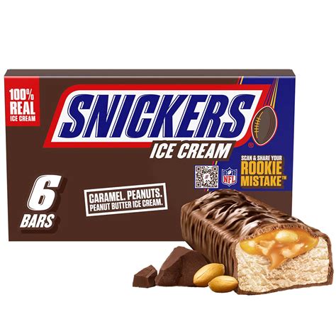 ice cream snickers bar calories