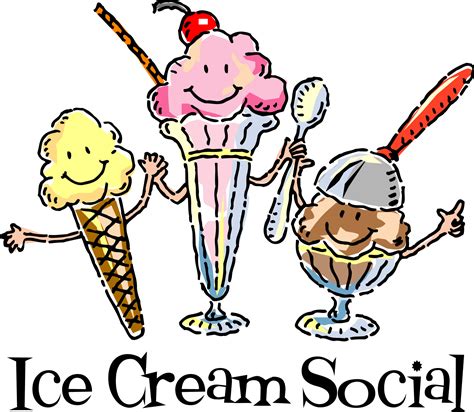 ice cream social clipart