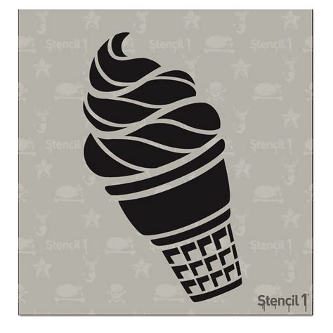 ice cream stencil
