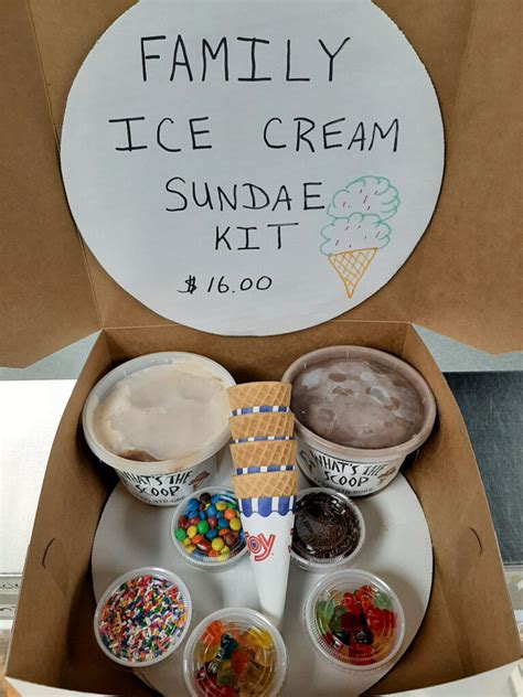 ice cream sundae kit