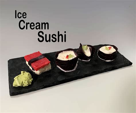 ice cream sushi