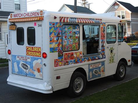 ice cream truck sign