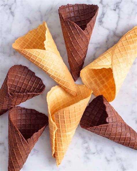ice cream waffle cones