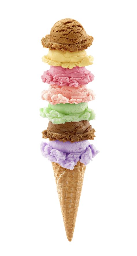 ice cream with cone