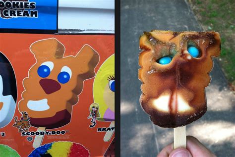 ice cream with gumball eyes