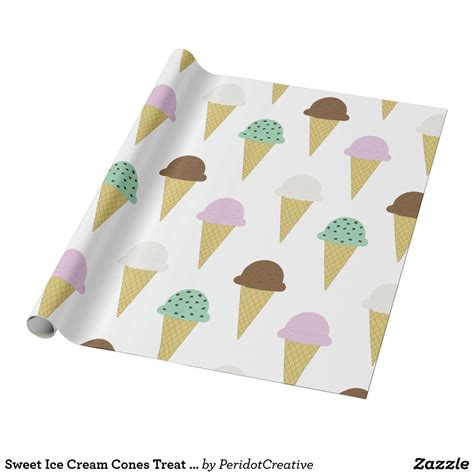 ice cream wrapping paper