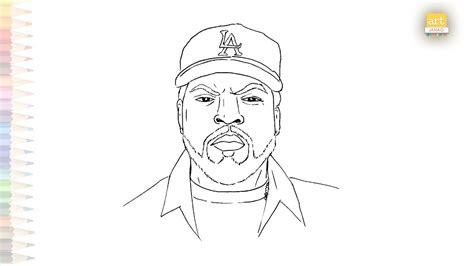 ice cube drawing rapper