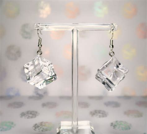 ice cube earrings