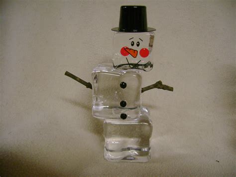 ice cube snowman
