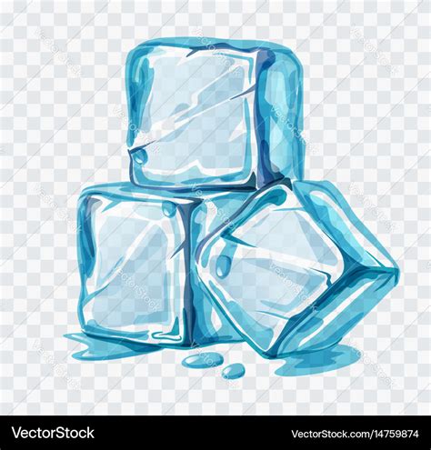 ice cube vector