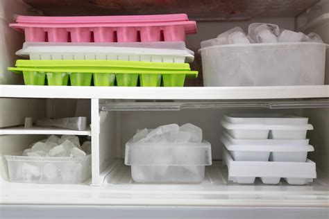 ice cubes freezer