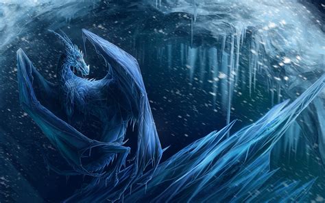 ice dragon wallpaper