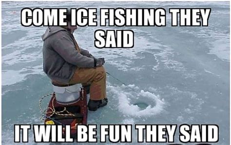 ice fishing funny