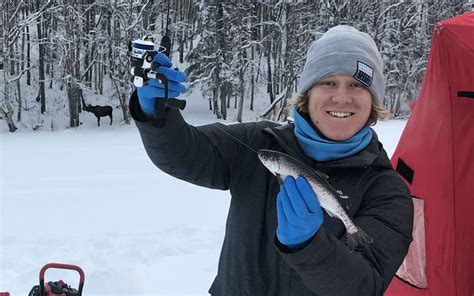 ice fishing in alaska