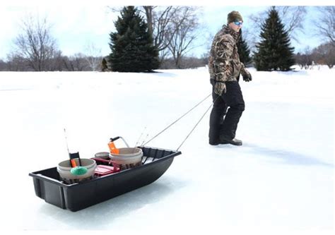 ice fishing machine sled