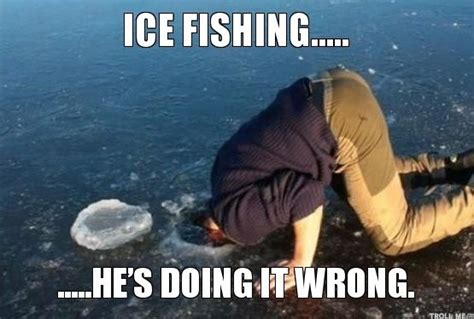 ice fishing meme