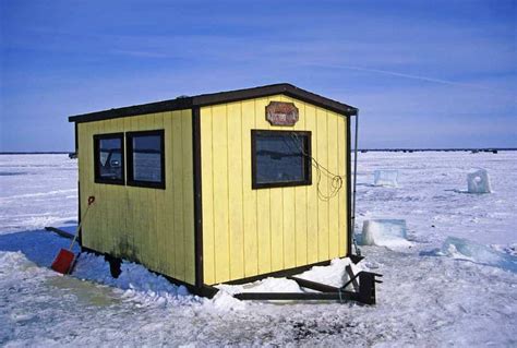 ice fishing shed