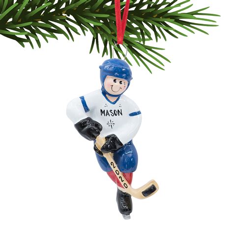 ice hockey christmas ornaments