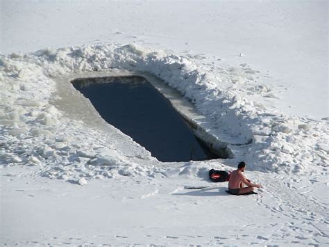 ice hole bathing