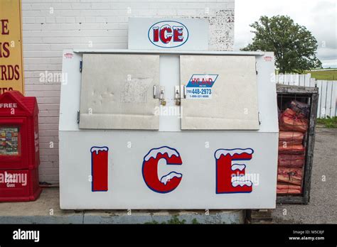 ice machine outside