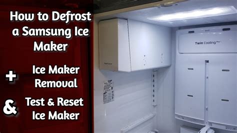ice maker defrost samsung