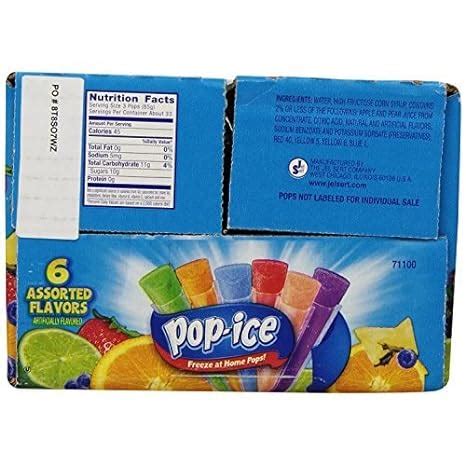 ice pop nutrition facts