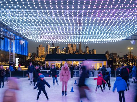 ice rink at the seaport