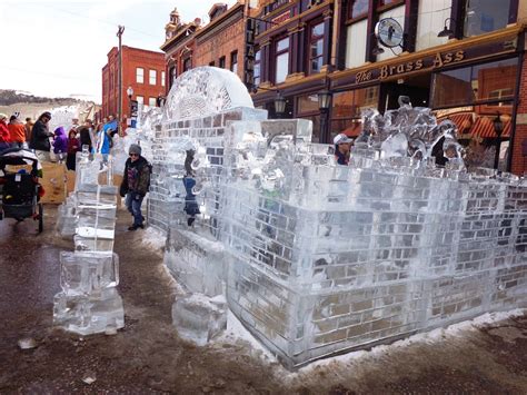 ice sculptures cripple creek 2023