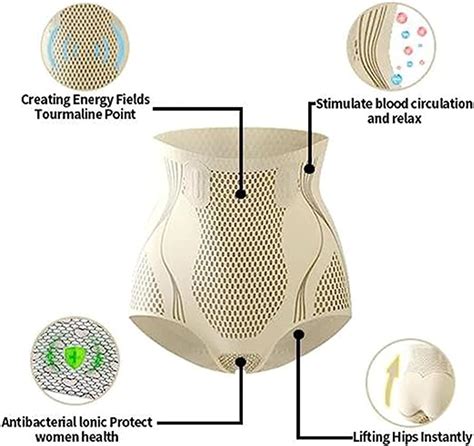 ice silk ion fiber repair shaping shorts