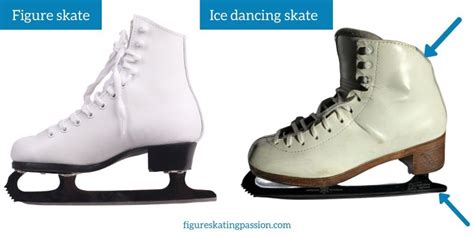 ice skates vs figure skates