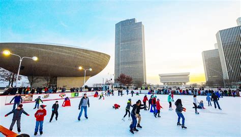 ice skating empire state plaza