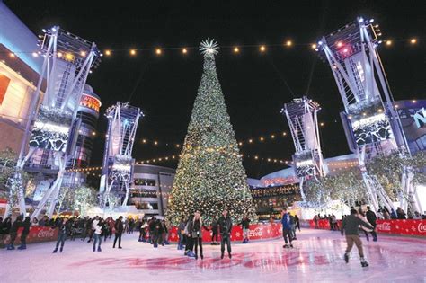 ice skating in la live