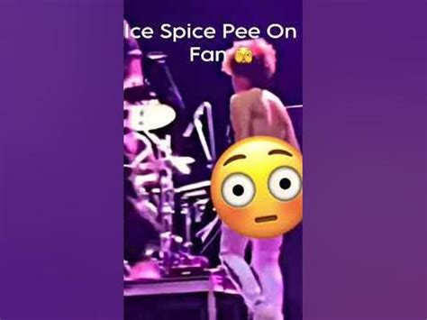ice spice pee on fan