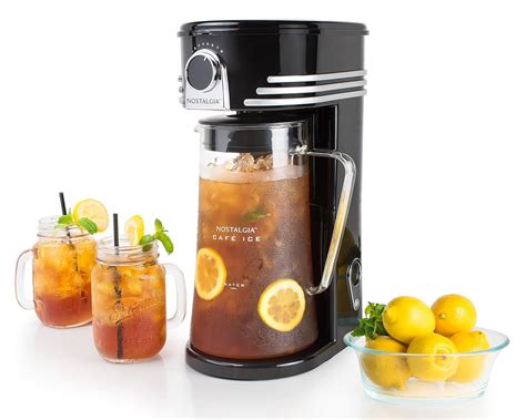 iced tea maker with glass pitcher