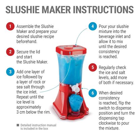 icee slush machine instructions