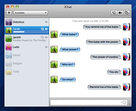 ichat software maker, 