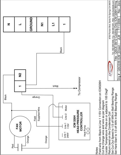 icm head pressure control wiring diagram 