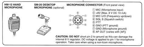 icom mic wiring diagram 