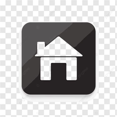 icon home black square background, Home silhouette on black square background icons. Icon black background square icons logo silhouette white transparent house library vector outline svg check buildings google housing houses interface