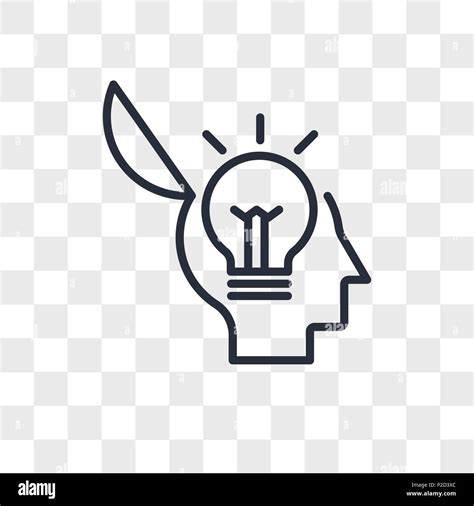 icon of idea no background, Idea vector icon isolated on transparent background, idea logo concept. Idea logo vector background icon transparent isolated concept alamy
