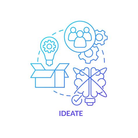 ideate indesign thinking process icon, Ideate, idea, design, thinking, process icon