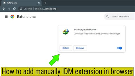idm extension manually, How to add idm extension to microsoft edge youtube