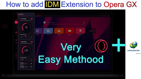 idm extension opera gx, Sep 2023 add idm extension to opera gx [step-by-step]