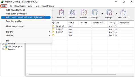 idm get cc, Phần mềm internet download manager
