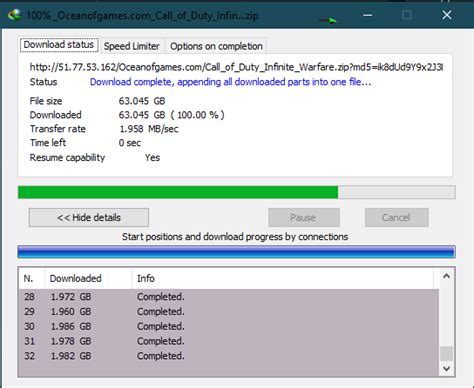 idm stuck at appending, Idm download stuck on 