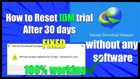 idm trial reset not working, Idm reset trial days. How to reset idm trial after 30 days without any crack 2020