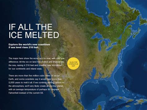 if all the ice melted interactive map