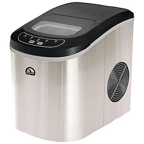 igloo ice102st compact ice maker stainless steel