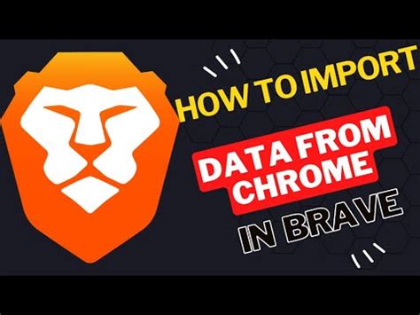 import data from brave, How to import passwords & bookmarks from chrome to brave. Brave import passwords chrome bookmarks browser problem help glen importing pointed settings user
