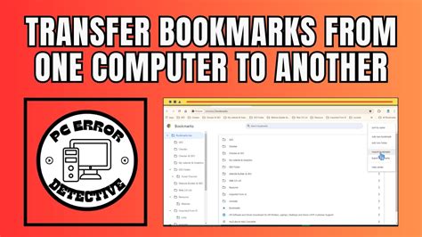 importing bookmarks from another computer, Importing bookmarks into firefox from another computer in windows 10